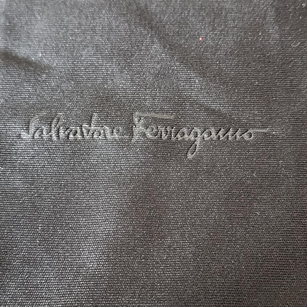 Salvatore Farragamo Black Sunglass Case With Lens Cloth. Euc. - Picture 7 of 7
